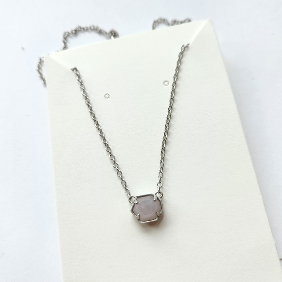 Kendra Scott Jaxon Silver Necklace - Picture 1 of 3